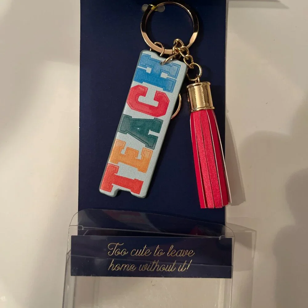 Teacher Tassel Keychain (new‎ / w/a/x)